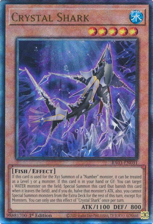 Crystal Shark (UTR) [RA03-EN031] Prismatic Ultimate Rare | Exor Games Summserside