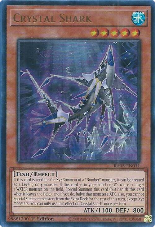 Crystal Shark (UR) [RA03-EN031] Ultra Rare | Exor Games Summserside