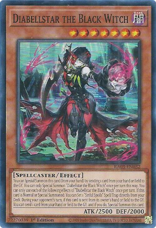 Diabellstar the Black Witch [RA03-EN032] Super Rare | Exor Games Summserside