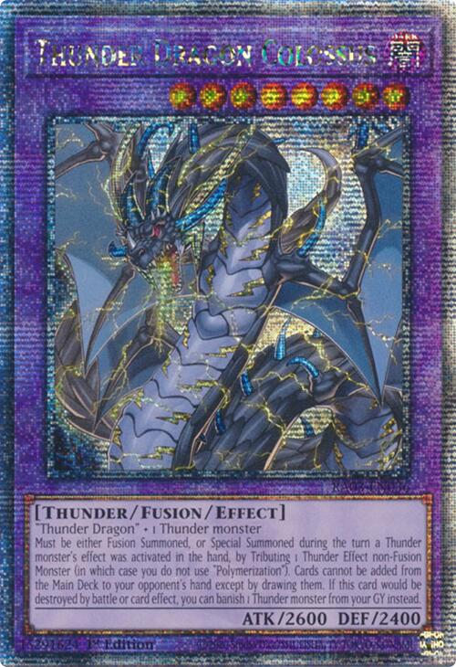 Thunder Dragon Colossus (Quarter Century Secret Rare) [RA03-EN036] Quarter Century Secret Rare | Exor Games Summserside