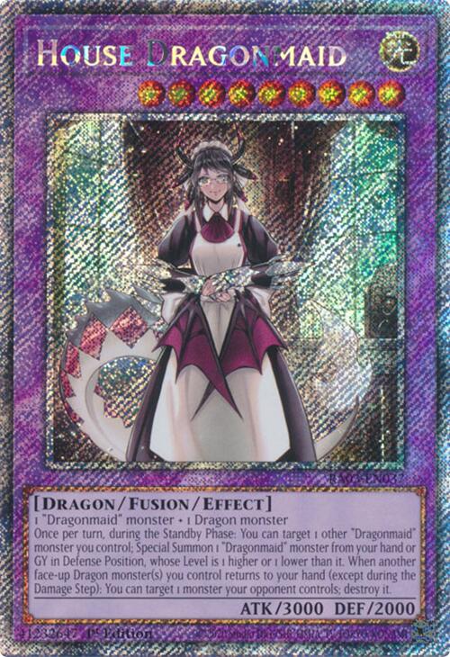 House Dragonmaid (Platinum Secret Rare) [RA03-EN037] Platinum Secret Rare | Exor Games Summserside