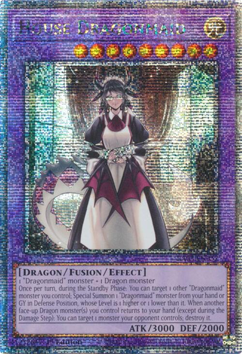 House Dragonmaid (Quarter Century Secret Rare) [RA03-EN037] Quarter Century Secret Rare | Exor Games Summserside