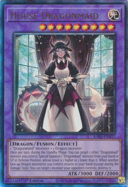 House Dragonmaid (UTR) [RA03-EN037] Prismatic Ultimate Rare | Exor Games Summserside