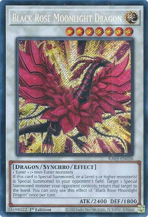 Black Rose Moonlight Dragon (Secret Rare) [RA03-EN038] Secret Rare | Exor Games Summserside