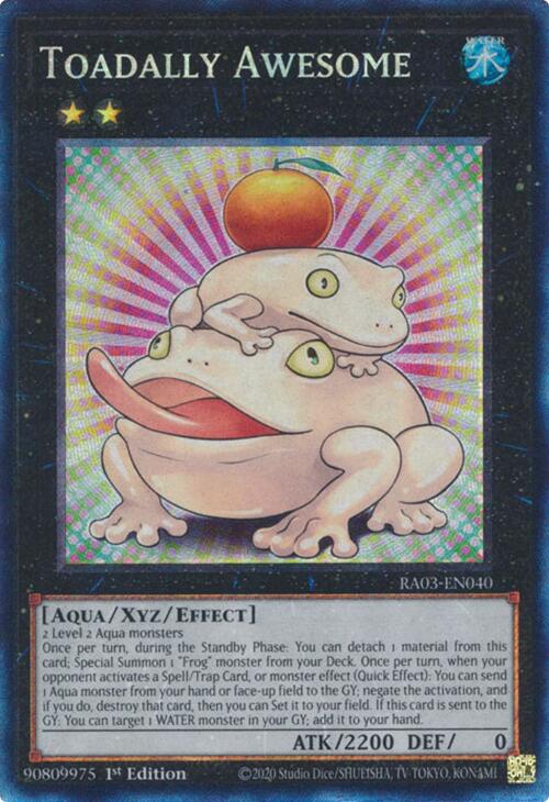 Toadally Awesome (CR) [RA03-EN040] Prismatic Collector's Rare | Exor Games Summserside