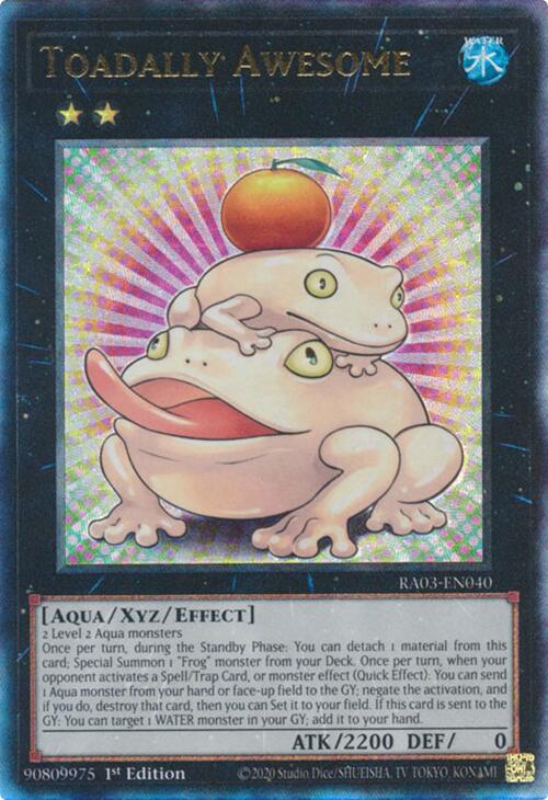Toadally Awesome (UTR) [RA03-EN040] Prismatic Ultimate Rare | Exor Games Summserside