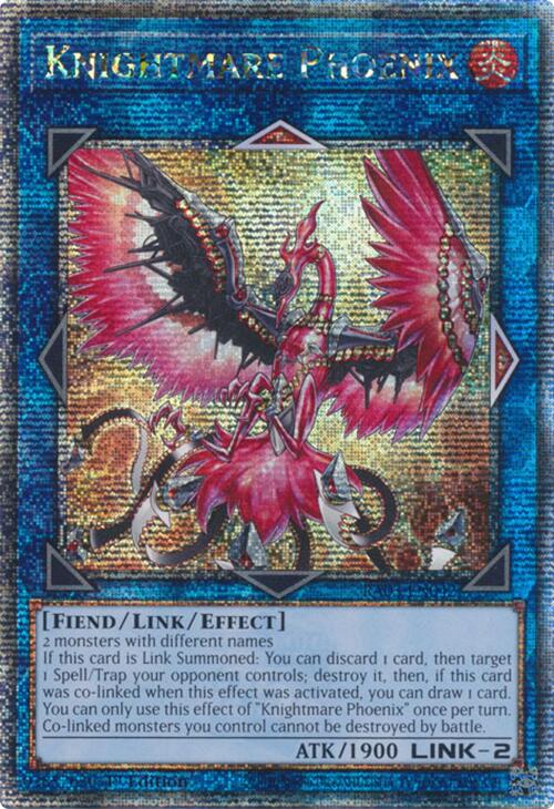 Knightmare Phoenix (Quarter Century Secret Rare) [RA03-EN042] Quarter Century Secret Rare | Exor Games Summserside