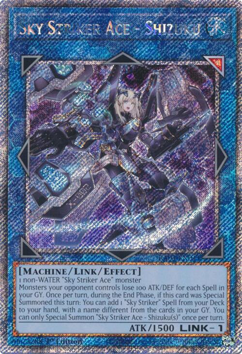 Sky Striker Ace - Shizuku (Platinum Secret Rare) [RA03-EN043] Platinum Secret Rare | Exor Games Summserside