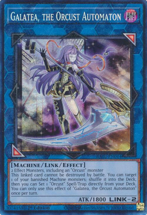 Galatea, the Orcust Automaton (CR) [RA03-EN044] Prismatic Collector's Rare | Exor Games Summserside