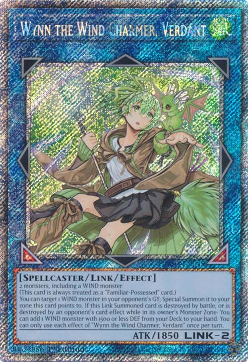 Wynn the Wind Charmer, Verdant (Platinum Secret Rare) [RA03-EN045] Platinum Secret Rare | Exor Games Summserside