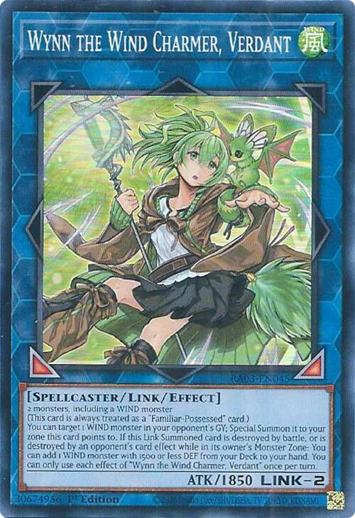 Wynn the Wind Charmer, Verdant [RA03-EN045] Super Rare | Exor Games Summserside