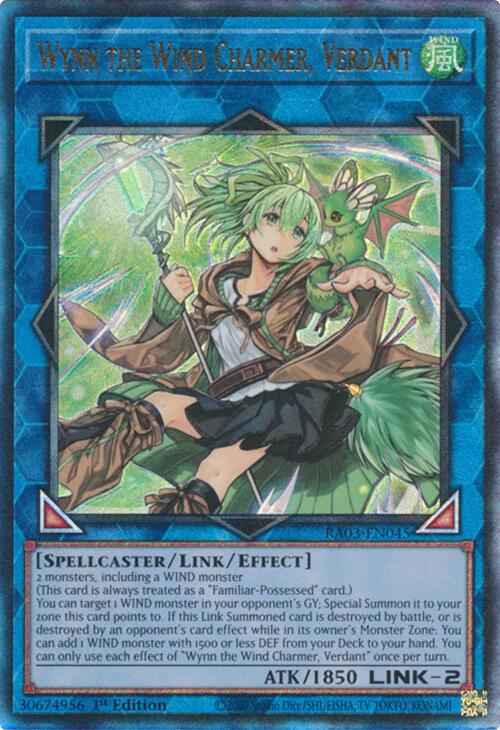 Wynn the Wind Charmer, Verdant (UTR) [RA03-EN045] Prismatic Ultimate Rare | Exor Games Summserside