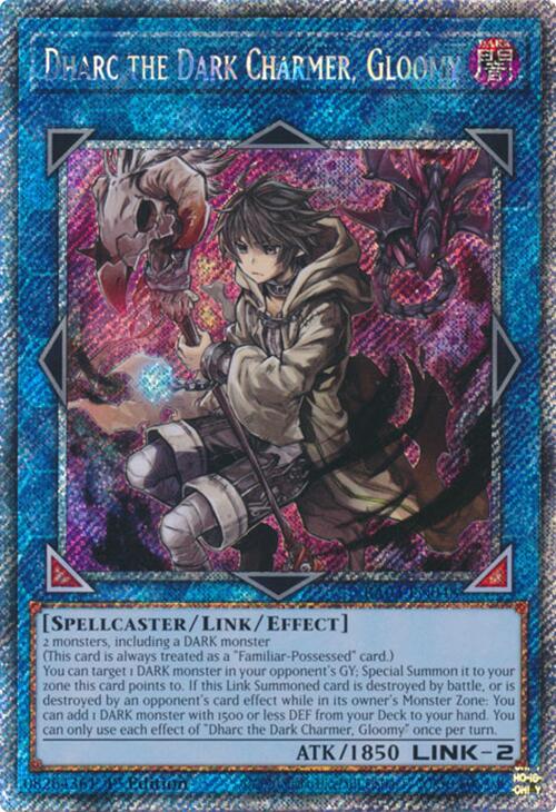 Dharc the Dark Charmer, Gloomy (Platinum Secret Rare) [RA03-EN048] Platinum Secret Rare | Exor Games Summserside