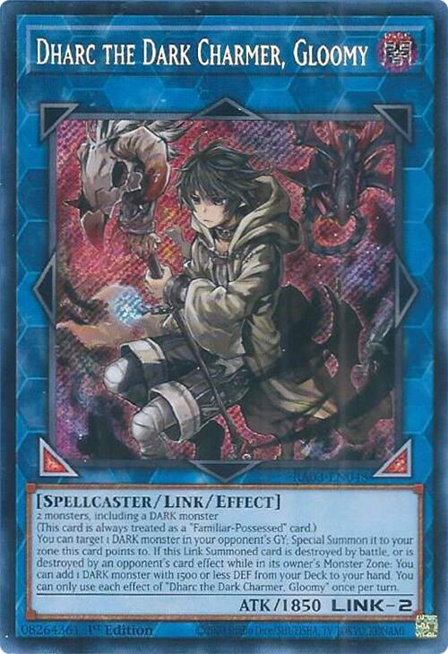 Dharc the Dark Charmer, Gloomy (Secret Rare) [RA03-EN048] Secret Rare | Exor Games Summserside