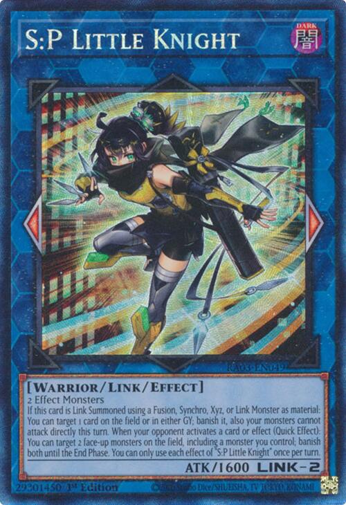 S:P Little Knight (CR) [RA03-EN049] Prismatic Collector's Rare | Exor Games Summserside