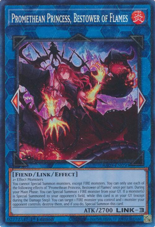 Promethean Princess, Bestower of Flames (CR) [RA03-EN050] Prismatic Collector's Rare | Exor Games Summserside