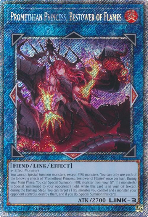 Promethean Princess, Bestower of Flames (Platinum Secret Rare) [RA03-EN050] Platinum Secret Rare | Exor Games Summserside