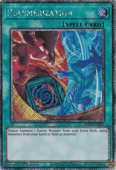 Polymerization (Platinum Secret Rare) [RA03-EN051] Platinum Secret Rare | Exor Games Summserside