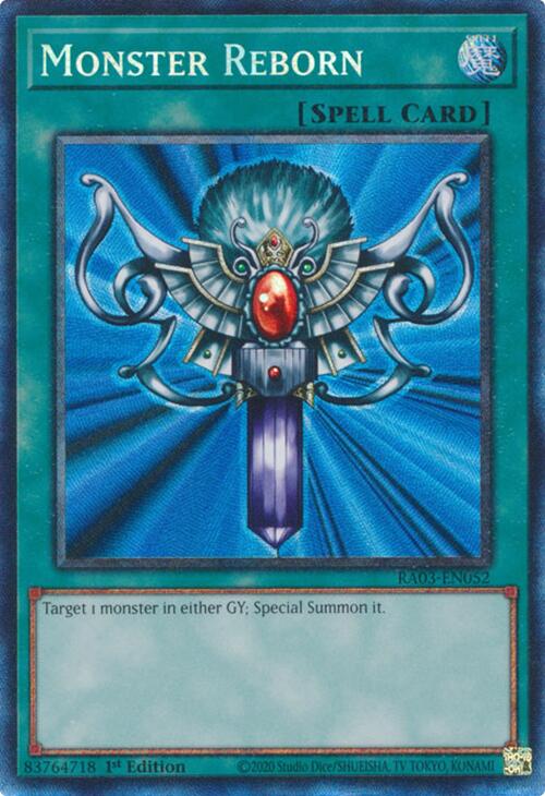 Monster Reborn (CR) [RA03-EN052] Prismatic Collector's Rare | Exor Games Summserside