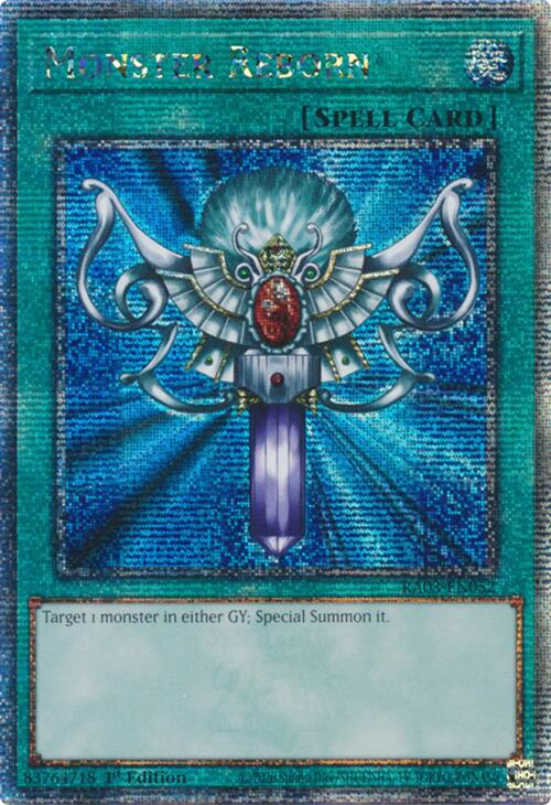 Monster Reborn (Quarter Century Secret Rare) [RA03-EN052] Quarter Century Secret Rare | Exor Games Summserside