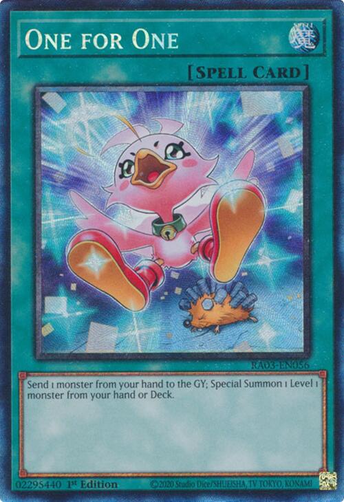 One for One (CR) [RA03-EN056] Prismatic Collector's Rare | Exor Games Summserside