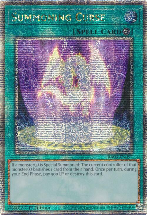 Summoning Curse (Quarter Century Secret Rare) [RA03-EN057] Quarter Century Secret Rare | Exor Games Summserside