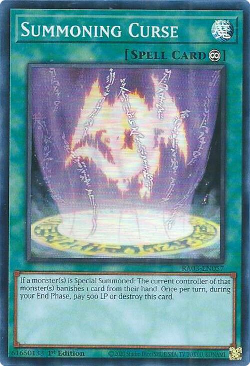 Summoning Curse [RA03-EN057] Super Rare | Exor Games Summserside