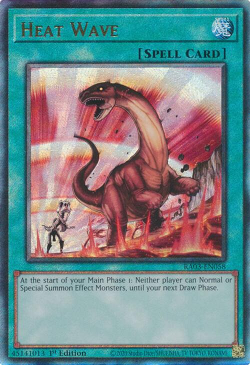 Heat Wave (UTR) [RA03-EN058] Prismatic Ultimate Rare | Exor Games Summserside