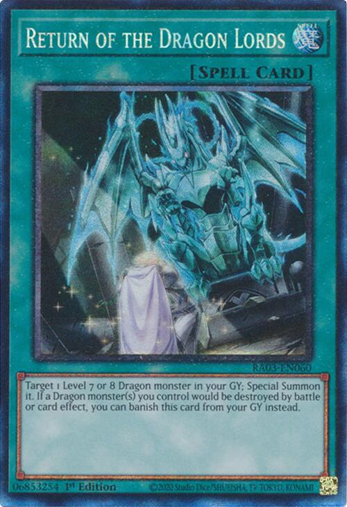 Return of the Dragon Lords (CR) [RA03-EN060] Prismatic Collector's Rare | Exor Games Summserside