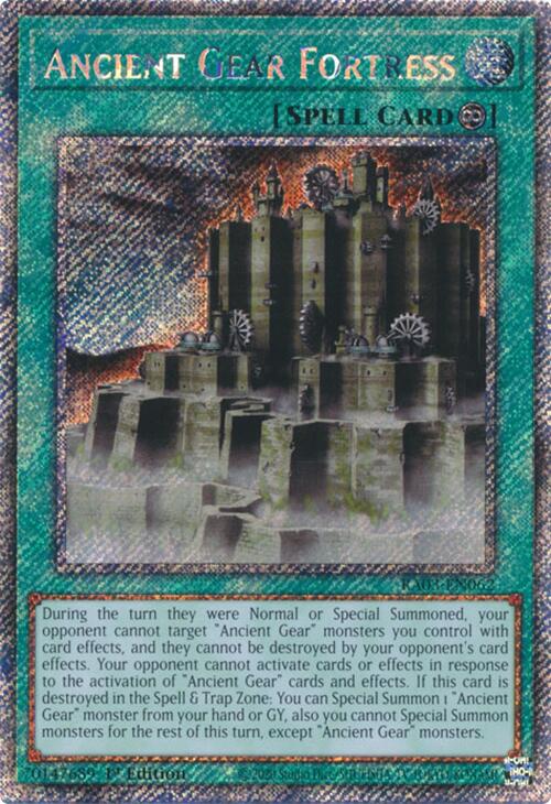 Ancient Gear Fortress (Platinum Secret Rare) [RA03-EN062] Platinum Secret Rare | Exor Games Summserside