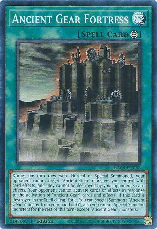 Ancient Gear Fortress [RA03-EN062] Super Rare | Exor Games Summserside