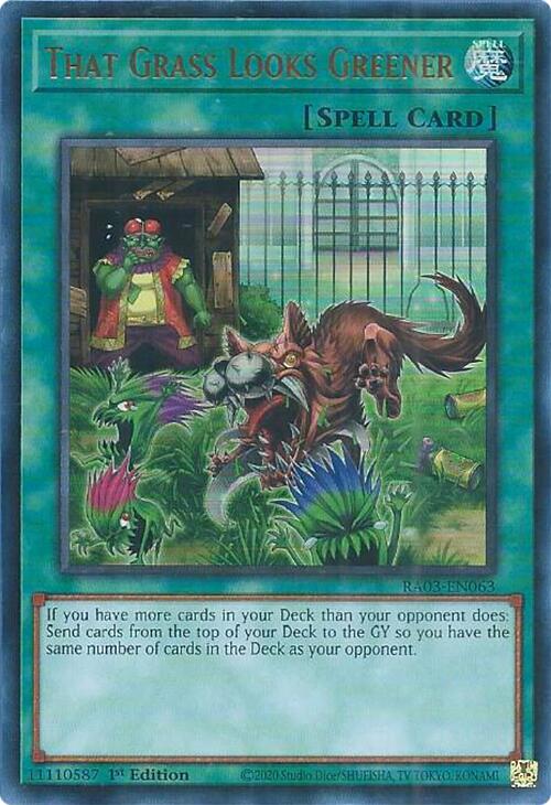 That Grass Looks Greener (UR) [RA03-EN063] Ultra Rare | Exor Games Summserside