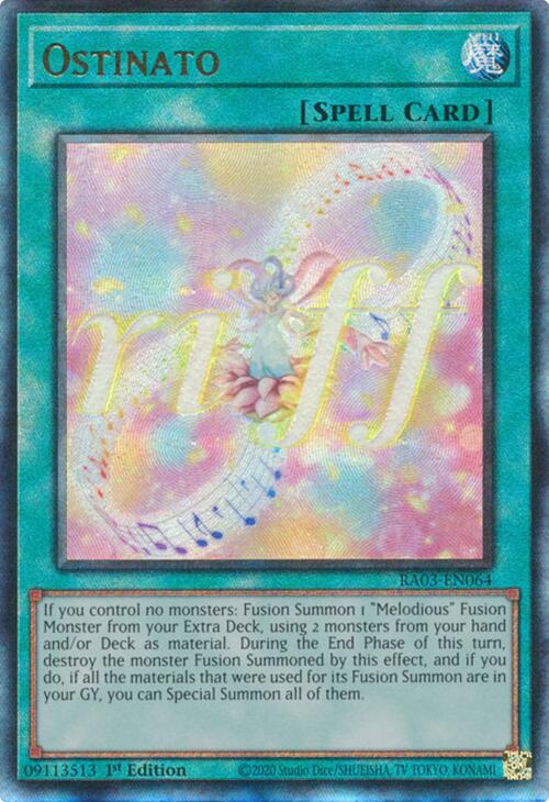 Ostinato (UTR) [RA03-EN064] Prismatic Ultimate Rare | Exor Games Summserside