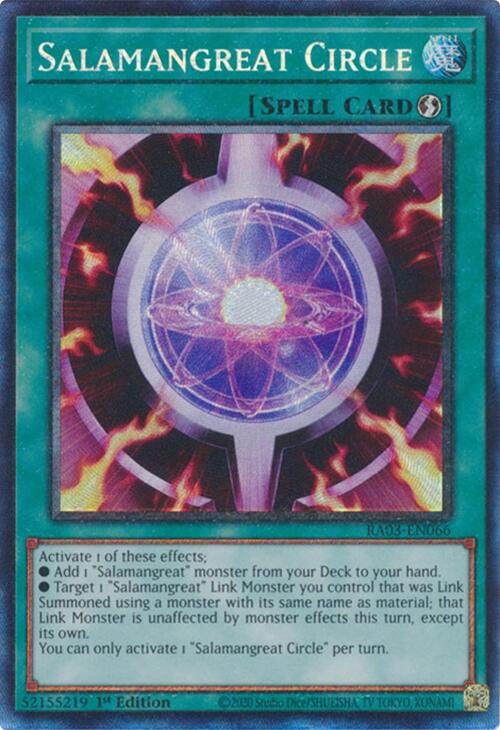 Salamangreat Circle (CR) [RA03-EN066] Prismatic Collector's Rare | Exor Games Summserside