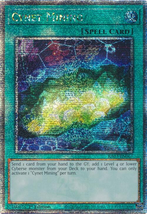 Cynet Mining (Quarter Century Secret Rare) [RA03-EN067] Quarter Century Secret Rare | Exor Games Summserside