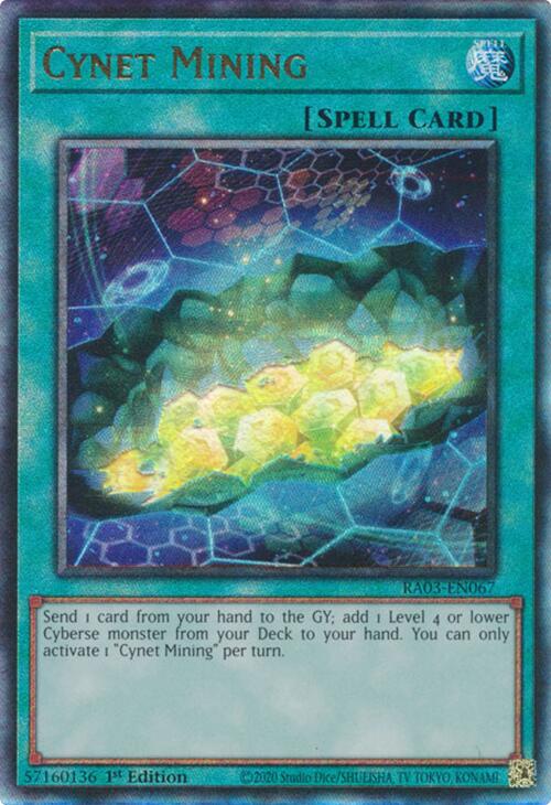 Cynet Mining (UTR) [RA03-EN067] Prismatic Ultimate Rare | Exor Games Summserside