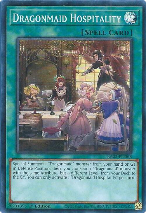 Dragonmaid Hospitality [RA03-EN068] Super Rare | Exor Games Summserside