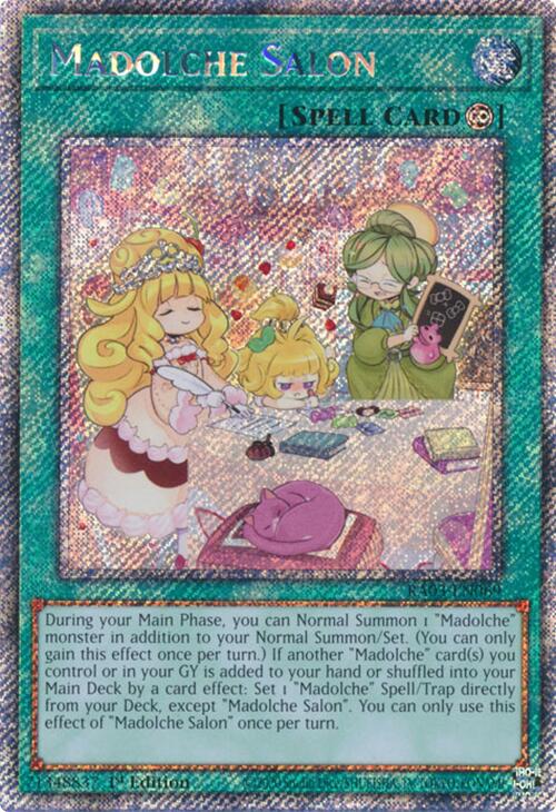 Madolche Salon (Platinum Secret Rare) [RA03-EN069] Platinum Secret Rare | Exor Games Summserside