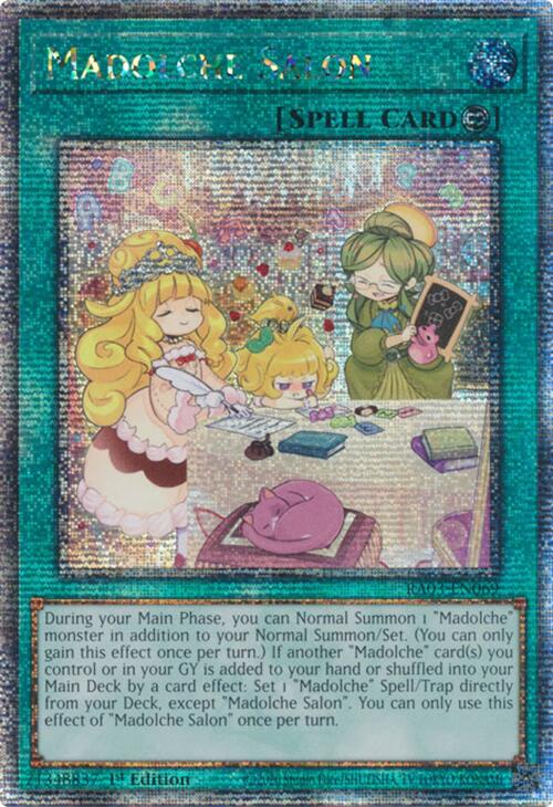 Madolche Salon (Quarter Century Secret Rare) [RA03-EN069] Quarter Century Secret Rare | Exor Games Summserside