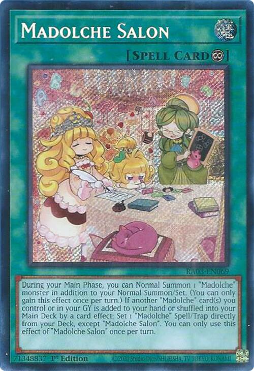 Madolche Salon (Secret Rare) [RA03-EN069] Secret Rare | Exor Games Summserside