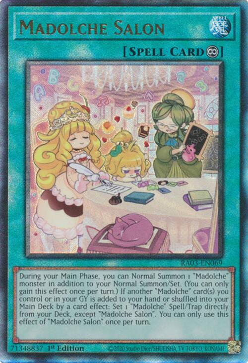 Madolche Salon (UTR) [RA03-EN069] Prismatic Ultimate Rare | Exor Games Summserside