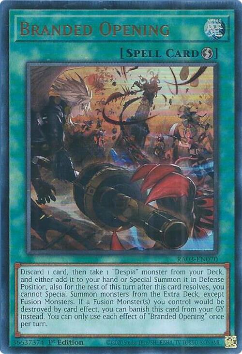 Branded Opening (UR) [RA03-EN070] Ultra Rare | Exor Games Summserside