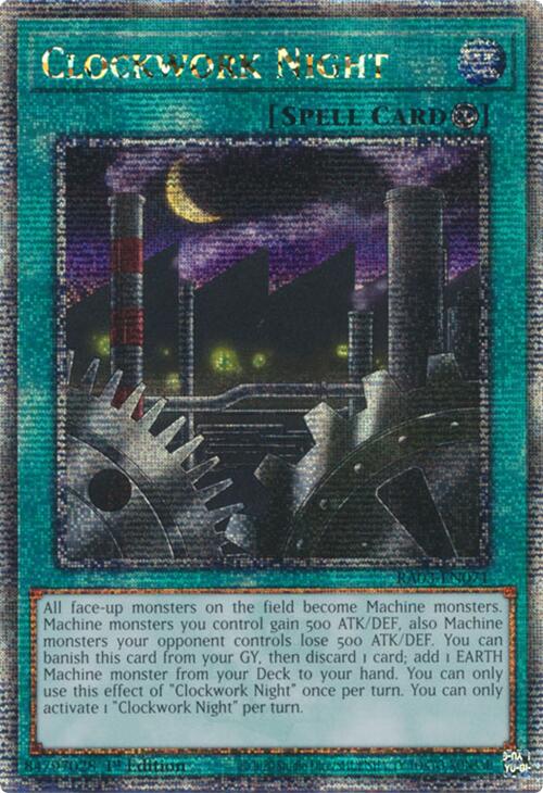 Clockwork Night (Quarter Century Secret Rare) [RA03-EN071] Quarter Century Secret Rare | Exor Games Summserside