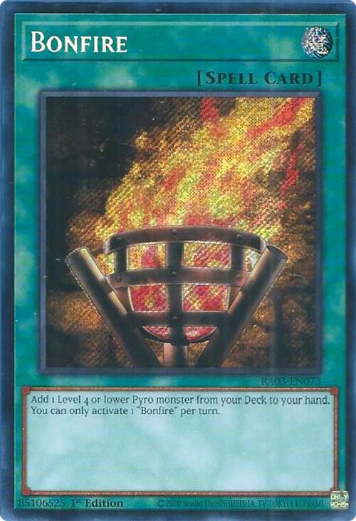 Bonfire (Secret Rare) [RA03-EN073] Secret Rare | Exor Games Summserside