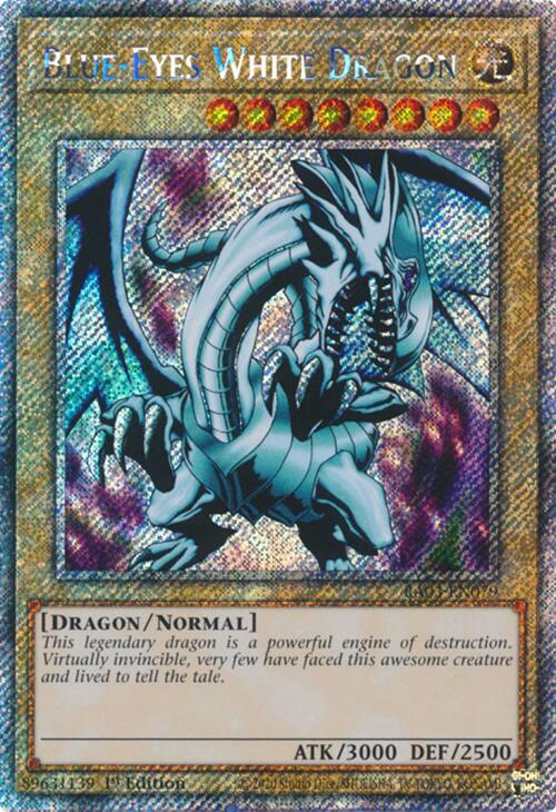 Blue-Eyes White Dragon (Platinum Secret Rare) [RA03-EN079] Platinum Secret Rare | Exor Games Summserside