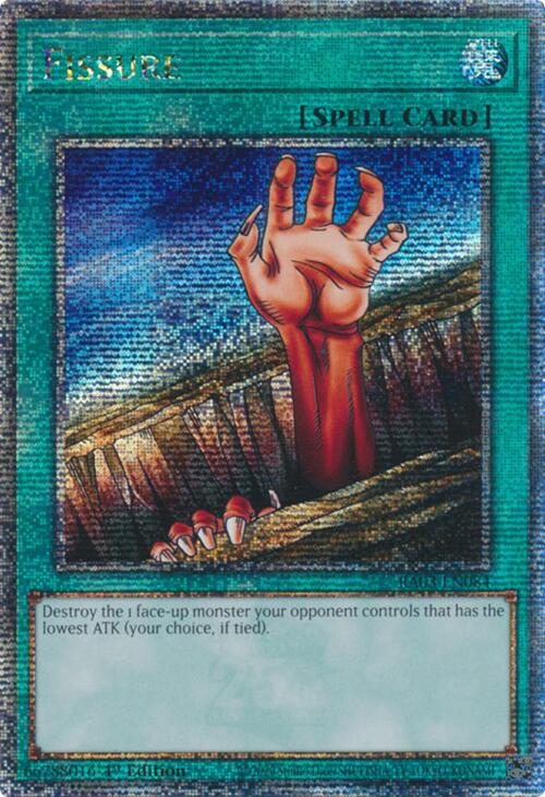 Fissure (Quarter Century Secret Rare) [RA03-EN084] Quarter Century Secret Rare | Exor Games Summserside