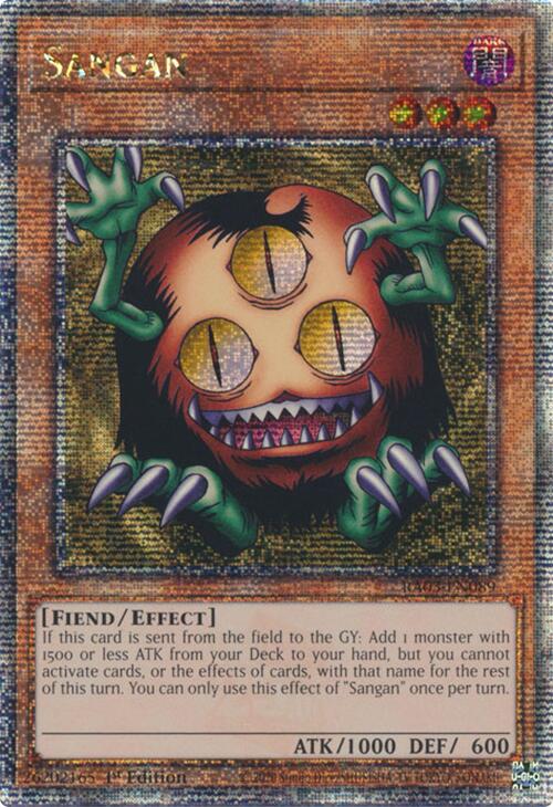 Sangan (Quarter Century Secret Rare) [RA03-EN089] Quarter Century Secret Rare | Exor Games Summserside