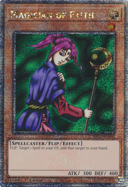 Magician of Faith (Quarter Century Secret Rare) [RA03-EN090] Quarter Century Secret Rare | Exor Games Summserside