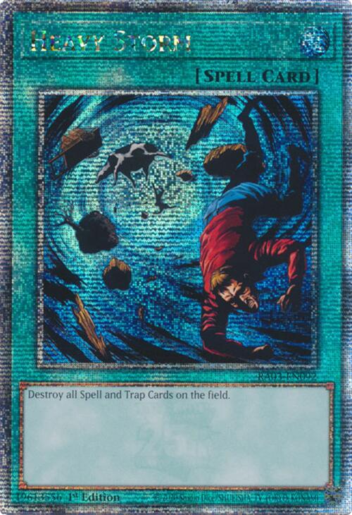 Heavy Storm (Quarter Century Secret Rare) [RA03-EN092] Quarter Century Secret Rare | Exor Games Summserside