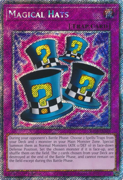 Magical Hats (Platinum Secret Rare) [RA03-EN107] Platinum Secret Rare | Exor Games Summserside